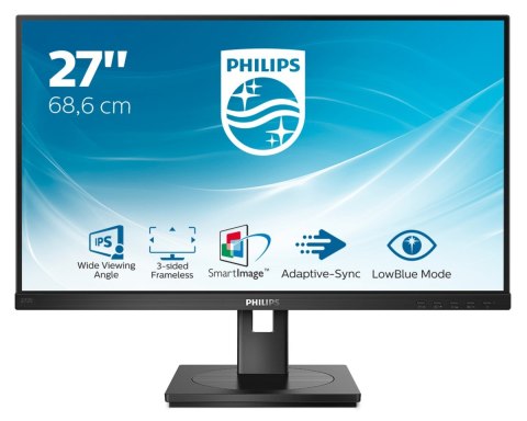 Philips S Line 272S1AE/00 LED display 68,6 cm (27") 1920 x 1080 px Full HD LCD Czarny