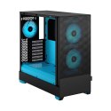 Projektowanie fraktalne | Pop Air RGB | Szyba boczna | Cyan Core TG Clear Tint | ATX, mATX, Mini ITX | Zasilacz w zestawie Nie |