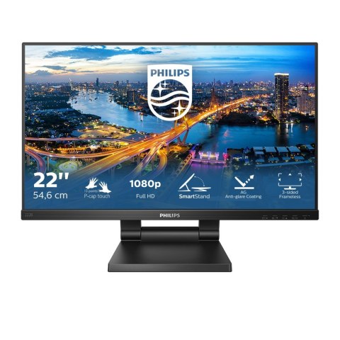 Philips | 222B1TC/00 | 21.5 " | IPS | 16:9 | 75 Hz | 4 ms | 250 cd/m2 | Czarny