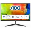 Monitor AOC 24B1H (23,6"; MVA, WLED; FullHD 1920x1080; HDMI, VGA; kolor czarny)