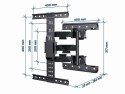 TV SET ACC WALL MOUNT 32-65"/WM-65ST-01 GEMBIRD