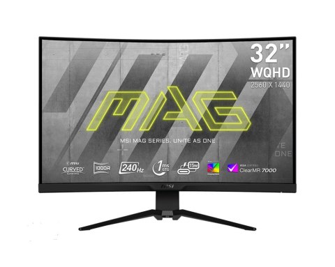 MSI MAG 325CQRXFDE, 80 cm (31.5") 240 Hz, WQHD, VA - DP, 2x HDMI, USB-C