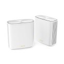 ZENWIFI XD6 AX5400 2PCS SET/WHITE WIFI DUAL-BAND CBL ROUTERS