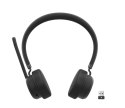 Lenovo Wireless VoIP Headset Zestaw słuchawkowy Bezprzewodowy Opaska na głowę Biuro/centrum telefoniczne Bluetooth Czarny