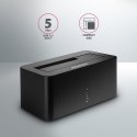 Axagon ADSA-SN stacja dokująca do dysków twardych USB 3.2 Gen 1 (3.1 Gen 1) Type-A Czarny