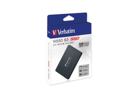 Dysk Verbatim VI550 S3 49350 (128 GB ; 2.5"; SATA III)