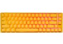 Ducky One 3 SF Yellow klawiatura Gaming USB US English Żółty