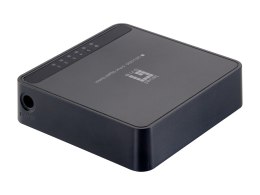 LevelOne GEU-0522 łącza sieciowe Gigabit Ethernet (10/100/1000) Czarny