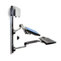 Ergotron LX WALLMOUNT SYSTEM W/CPU HOLD/MED SILV CPU HOLD 32IN 2.3-11KG