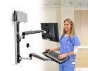 Ergotron LX WALLMOUNT SYSTEM W/CPU HOLD/MED SILV CPU HOLD 32IN 2.3-11KG