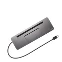 I-tec Metal C31FLATPRO112W stacja dokująca Przewodowa USB 3.2 Gen 1 (3.1 Gen 1) Type-C Szary