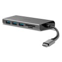 Lindy 43278 stacja dokująca USB 3.2 Gen 1 (3.1 Gen 1) Type-C Szary