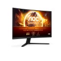 AOC G4 CQ32G4VE monitor komputerowy 81,3 cm (32") 2560 x 1440 px Quad HD LCD Czarny, Szary