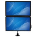 StarTech.com ARMDUAL30 uchwyt / stojak do monitorów 76,2 cm (30") Biurko Czarny, Srebrny