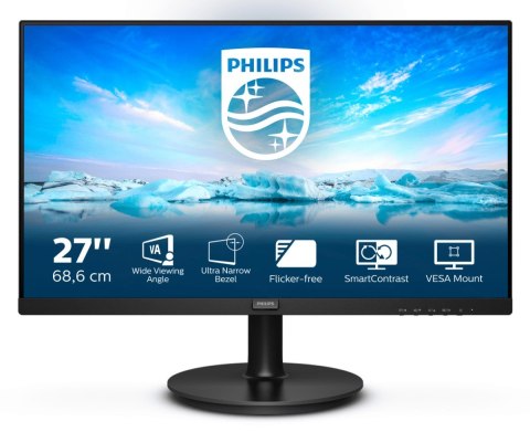 Philips V Line 271V8LA/00 LED display 68,6 cm (27") 1920 x 1080 px Full HD Czarny