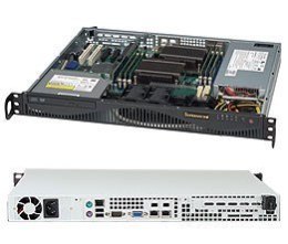 Obudowa serwerowa Supermicro CSE-512F-350B1 (Black 1U 512 Chassis W/ 350W PWS,HF,RoHS/REACH)