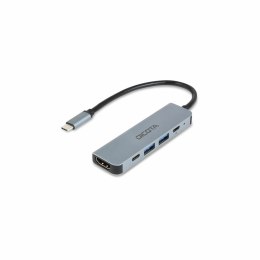 DICOTA D32060 huby i koncentratory USB Type-C Srebrny