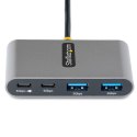 StarTech.com 5G2A2CPDB-USB-C-HUB huby i koncentratory USB 3.2 Gen 1 (3.1 Gen 1) Type-C 5000 Mbit/s Szary