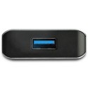 StarTech.com HB31C3A1CPD3 huby i koncentratory USB 3.2 Gen 2 (3.1 Gen 2) Type-C 10000 Mbit/s Czarny, Szary