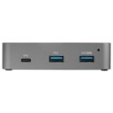 StarTech.com HB31C3A1CS huby i koncentratory USB 3.2 Gen 2 (3.1 Gen 2) Type-C 10000 Mbit/s Czarny, Szary