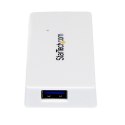 StarTech.com ST4300MINU3W huby i koncentratory USB 3.2 Gen 1 (3.1 Gen 1) Type-A 5000 Mbit/s Biały