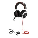 Jabra Evolve 80 UC Stereo Zestaw słuchawkowy Przewodowa Opaska na głowę Biuro/centrum telefoniczne Czarny