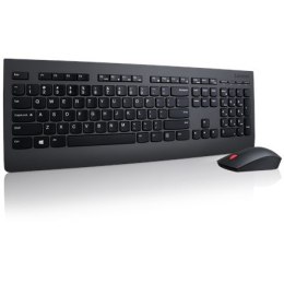 Lenovo 4X30H56829 klawiatura Dołączona myszka Uniwersalne RF Wireless QWERTY US English Czarny