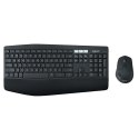 Logitech MK850 Performance klawiatura Dołączona myszka Uniwersalne RF Wireless + Bluetooth QWERTZ Niemiecki Czarny