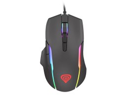 Mysz NATEC Genesis Xenon 220 RGB NMG-1572 (optyczna; 6400 DPI; kolor czarny)