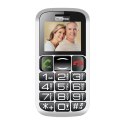 MaxCom MM462 4,57 cm (1.8") 91 g Czarny, Srebrny Telefon dla seniora