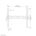 Neomounts WL35-350BL14 uchwyt / stojak do monitorów 165,1 cm (65") Ściana Czarny