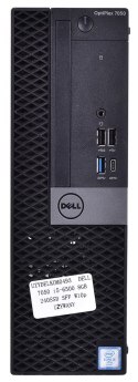 DELL OptiPlex 7050 i5-7500 16GB 256GB SSD SFF Win10pro UŻYWANY