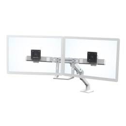 Ergotron HX DESK DUAL MONITOR ARM WHITE/32IN 2.3-7.9KG TILT75 MIS-D 10Y