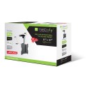 Techly ICA-CPLB 222 uchwyt do telewizorów 94cm (37") Czarny, Srebrny