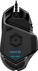 Logitech G G502 Hero myszka Po prawej stronie USB Typu-A Optyczny 25600 DPI