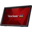 Viewsonic TD2423 monitor komputerowy 59,9 cm (23.6") 1920 x 1080 px Full HD LED Ekran dotykowy Przeznaczony dla wielu użytkownik