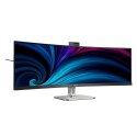 Philips 49B2U6903CH/00 monitor komputerowy 124,5 cm (49") 5120 x 1440 px Dual QHD LCD Szary