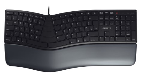 CHERRY KC 4500 ERGO klawiatura Uniwersalne USB QWERTY British English Czarny