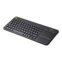 Klawiatura Logitech K400 920-007145 (USB 2.0; kolor czarny