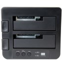 StarTech.com SDOCK2U313R duplikator Duplikator HDD 2 kopii Czarny