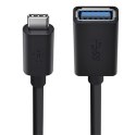 Belkin F2CU036btBLK kabel USB USB 3.2 Gen 1 (3.1 Gen 1) USB C USB A Czarny