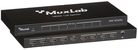 MUXLAB SPLITTER HDMI 1X8, UHD-4K (500422)