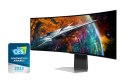 Samsung G95SC monitor komputerowy 124,5 cm (49") 5120 x 1440 px Dual QHD OLED Srebrny