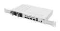 Mikrotik CRS504-4XQ-IN łącza sieciowe Zarządzany Fast Ethernet (10/100) Obsługa PoE Biały