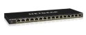 Netgear GS316P Nie zarządzany Gigabit Ethernet (10/100/1000) Obsługa PoE Czarny