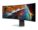 Samsung G95SC monitor komputerowy 124,5 cm (49") 5120 x 1440 px Dual QHD OLED Srebrny