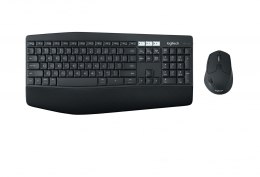 Logitech MK850 klawiatura RF Wireless + Bluetooth QWERTY Amerykański międzynarodowy Czarny