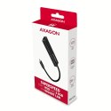 Axagon HMC-GL3A USB-C-Hub 3x USB-A Gbit-LAN schwarz USB 3.2 Gen 1 (3.1 Gen 1) Type-C 5000 Mbit/s Czarny