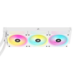 Corsair H150I Procesor Liquid cooling kit 12 cm Biały