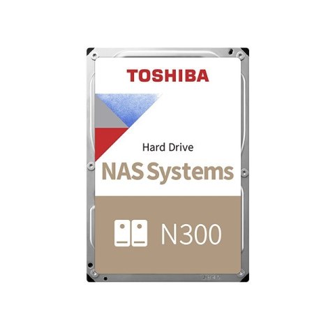 Toshiba N300 NAS dysk twardy 8 TB 7200 RPM 256 MB 3.5" SATA